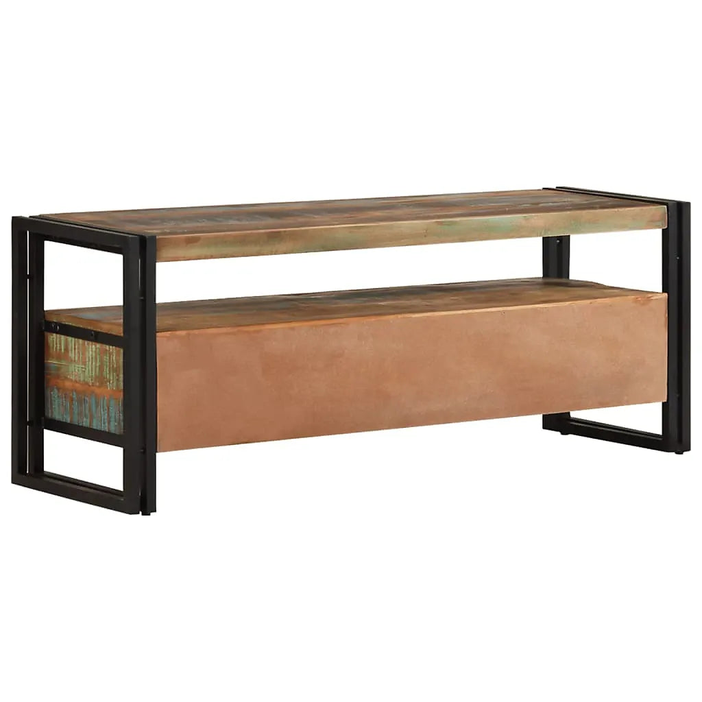 Berkfield TV Cabinet Solid Reclaimed Wood For Living Rooms-Furniture Kingdom